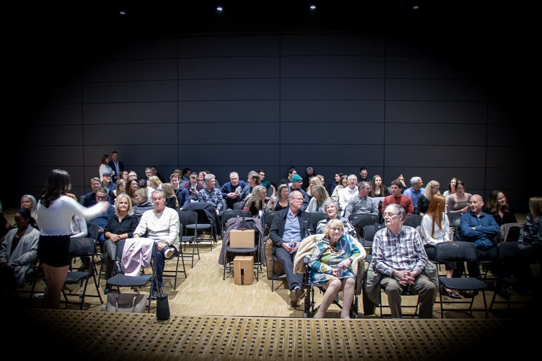 Book launch audience